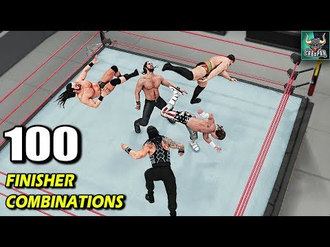 WWE 2K18 Top 100 Finisher Combinations!! WWE 2K24 Countdown
