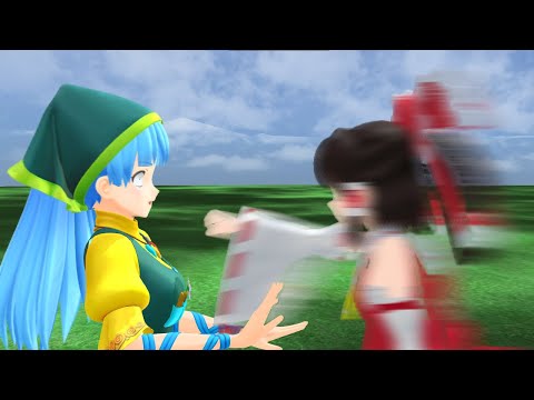 [Touhou MMD] Reimu when stage 6 boss