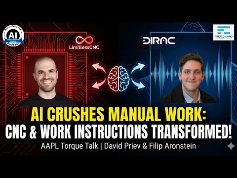 Torque Talk! Dirac and LimitlessCNC! You'll never see CNC and Work Instructions the same way again!!