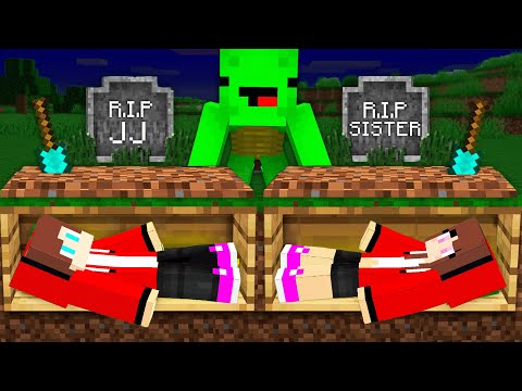JJ BURIED ALIVE by Mikey - Minecraft Clickbait!