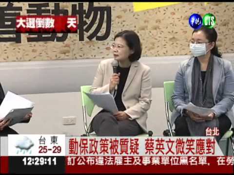 小兔嗆小豬! 動保團找上蔡英文