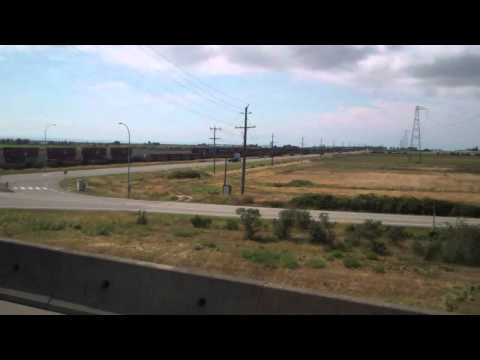 Container Train-Truck with Container & Articulated Buses-Delta BC