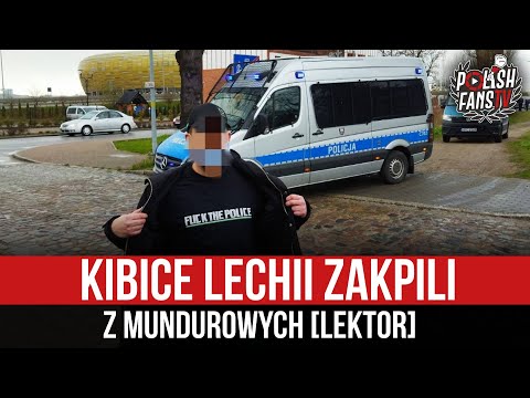 Kibice Lechii zakpili z mundurowych [LEKTOR] (13.05.2021 r.)