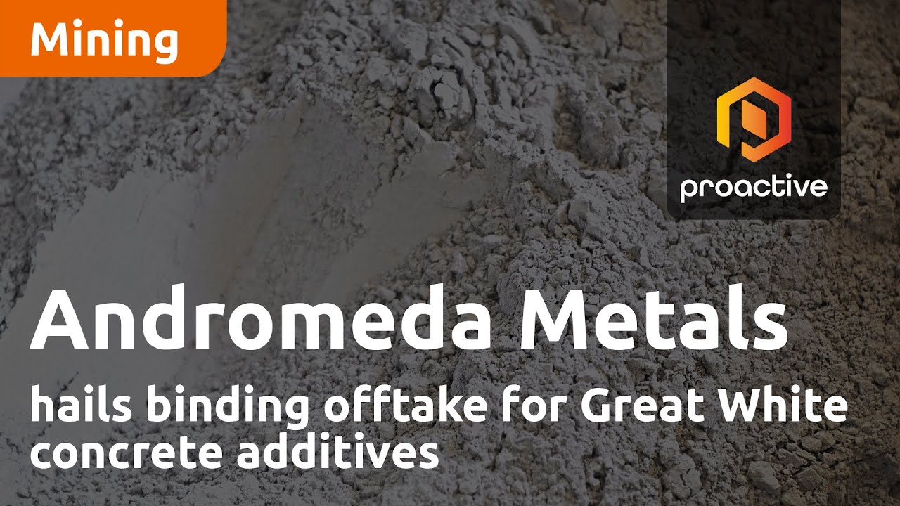 Andromeda Metals hails binding offtake for Great White concrete additives