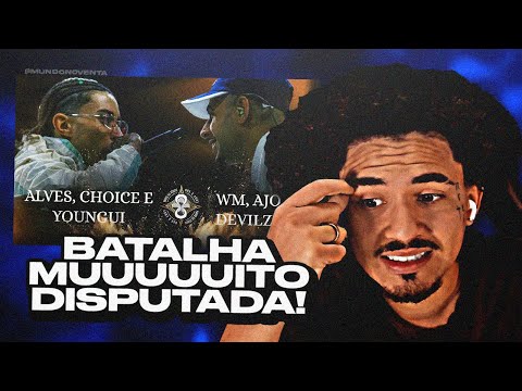 NOVENTA REAGE a (FIZERAM HISTÓRIA) WM, AJOTA E DEVILZINHA X ALVES, CHOICE E YOUNGUI | BDA 8 ANOS