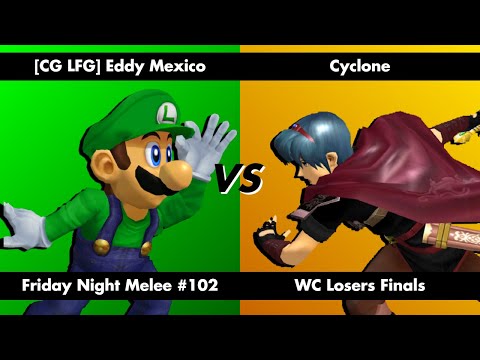 CG LFG | Eddy Mexico ( Luigi ) vs Cyclone ( Marth / Fox ) - [ WC Losers Finals ]