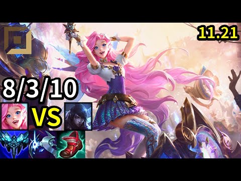Seraphine Bot vs Aphelios - KR Master | Patch 11.21