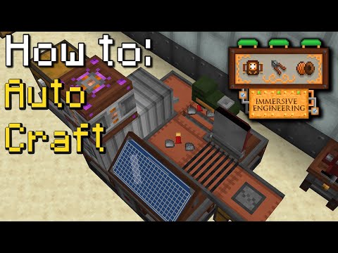 How to: Immersive Engineering | Assembler & Automated Engineer's Workbench (Minecraft 1.16.5)