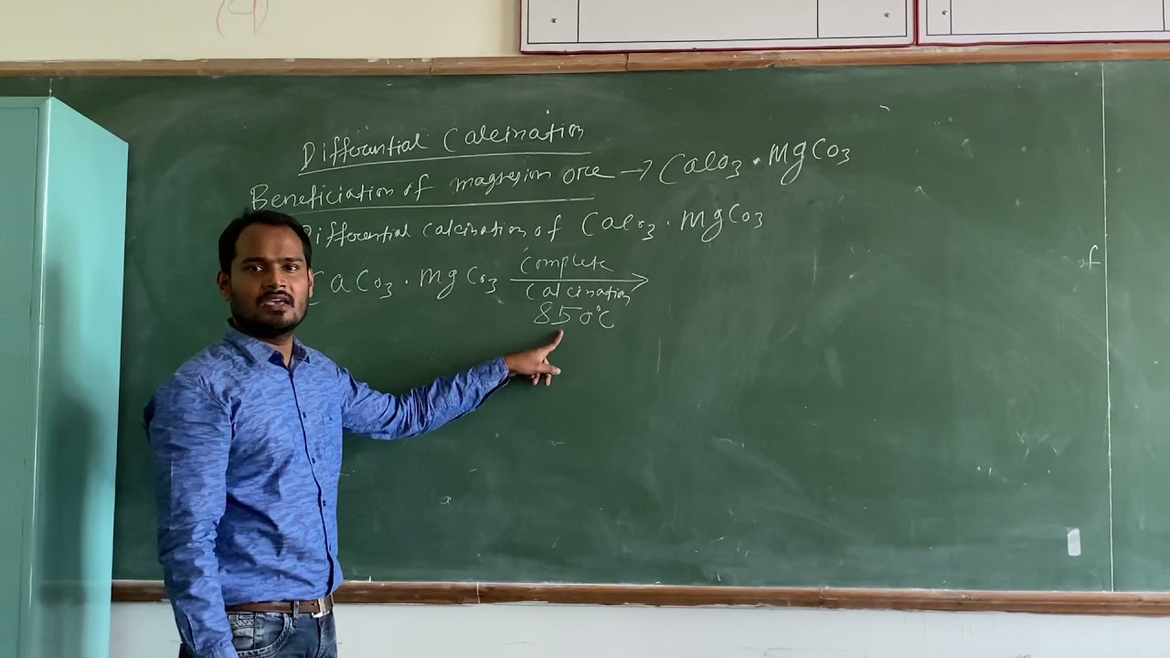 Differential calcination