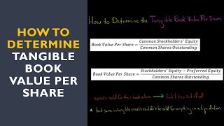 How to Determine Tangible Book Value Per Share