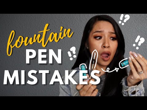 My 5 Biggest Fountain Pen Mistakes (Beginner Tips & Advice)