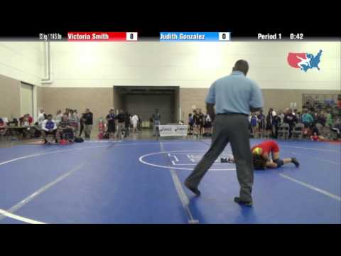 FILA Cadet 52 kg / 114.5 lbs - Victoria Smith vs. Judith Gonzalez