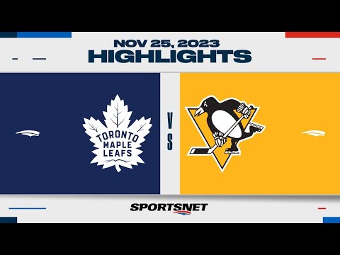 NHL Highlights | Maple Leafs vs. Penguins - November 25, 2023