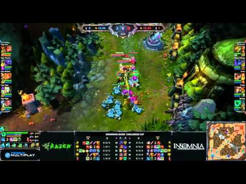 Unicorns of Love vs Reign eSports - Game #2 - Winner Bracket Finals - Razer League of Legends Challe