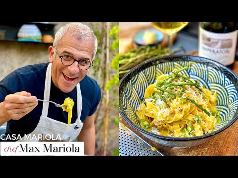 PASTA CON ASPARAGI, UOVA e PARMIGIANO (non chiamatela CARBONARA! 🤫) Ricetta di Chef Max Mariola