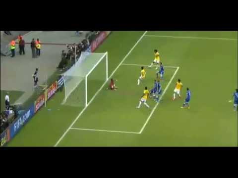 Goal Dante Brazil vs Italy 1-0 22/6/2013
