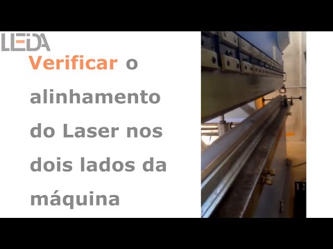 Dobradeira Hidráulica Primeiro Funcionamento