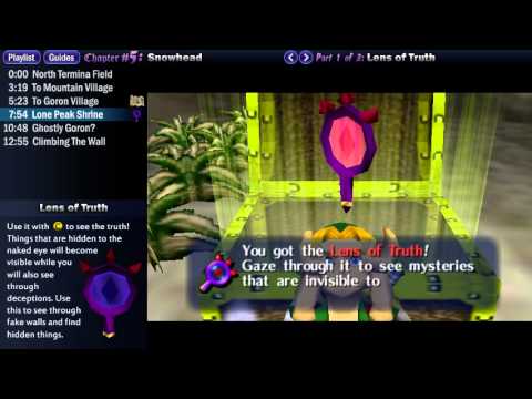 Legend of Zelda Majora's Mask Walkthrough 05 (1/3) "Snowhead: Lens of Truth"