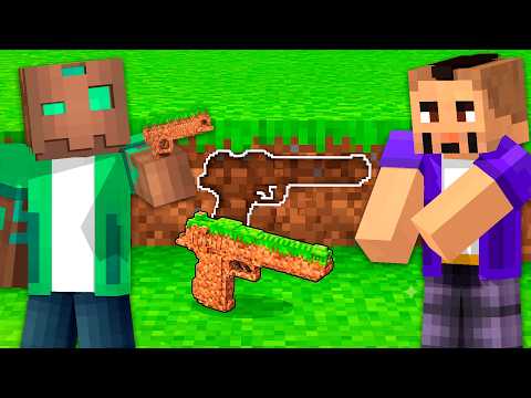 Puedo Hacer ARMAS con CUALQUIER BLOQUE en Minecraft!