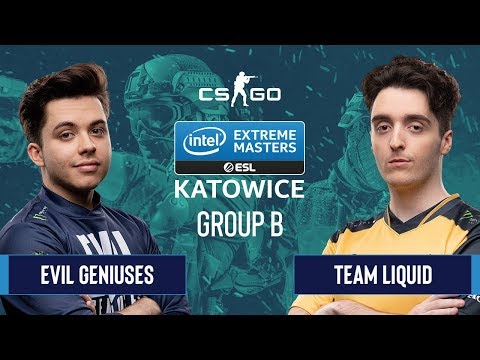 CS:GO -  Evil Geniuses vs Team Liquid [Nuke] Map 2 - Group B - IEM Katowice 2020