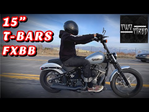 Dominator Industries Straight T-Bars - Harley Davidson - Street Bob FXBB