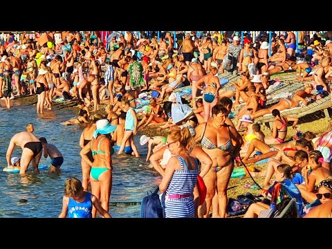 АНАПА - ПОГОДА 18 АВГУСТА 2020. ЖАРА ВЕРНУЛАСЬ! СРАВНИВАЕМ ПЛЯЖИ! ГДЕ ЧИСТОЕ МОРЕ? Толпы людей!