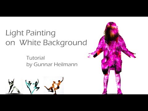 Pink Fiber Brush for Light Painting on White Background