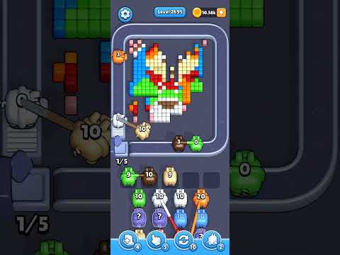 Pixel Flow Level 2695 Walkthrough