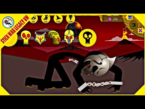 NEW UPDATE STICKMAN LEGION EQUIP LEAF BOSS GIANT ARMOR FULL TROOP FINAL BOSS - STICK WAR LEGACY