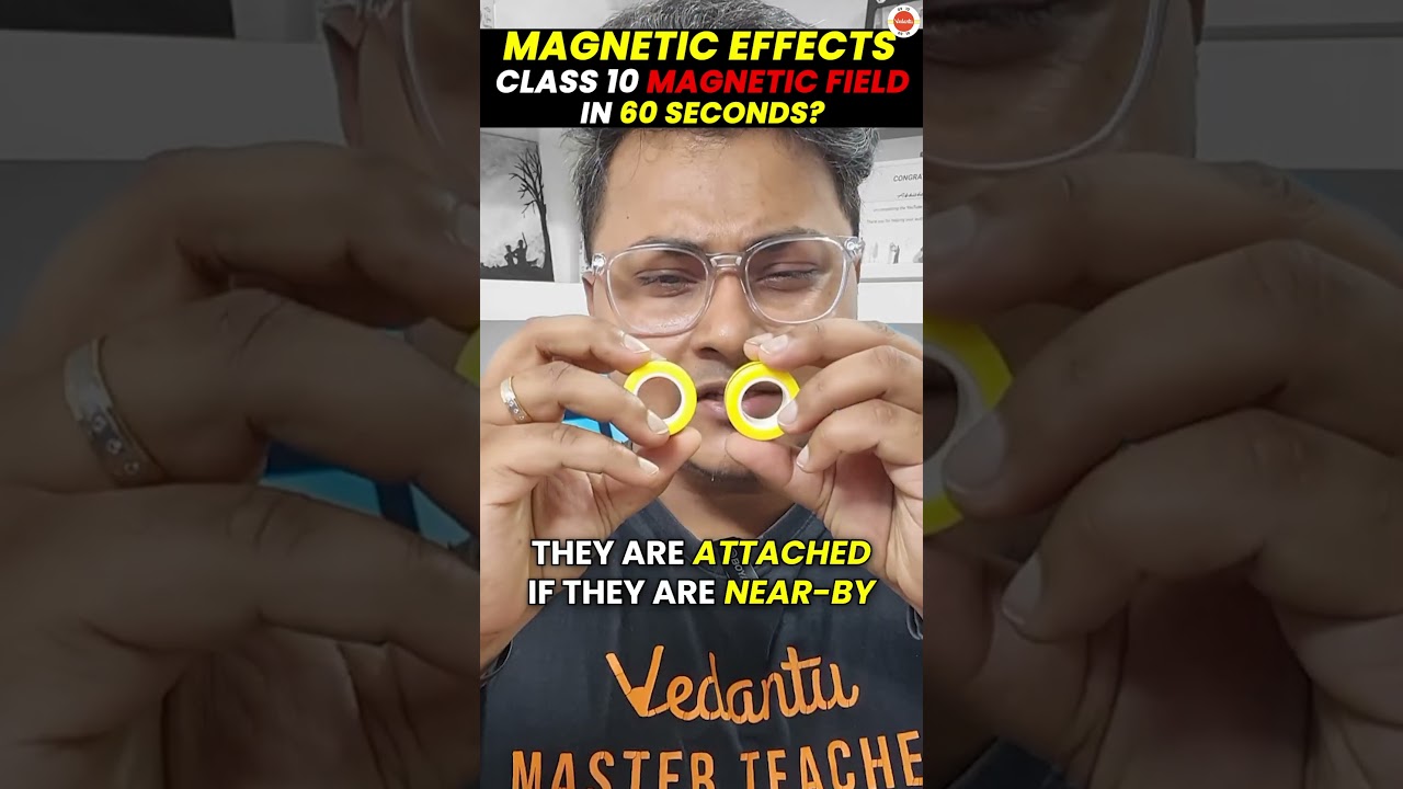 MAGNETIC FIELD in 60 Sec🔥| Magnetic Effect of Current | CBSE Class 10 Science Physics #Cbse2024