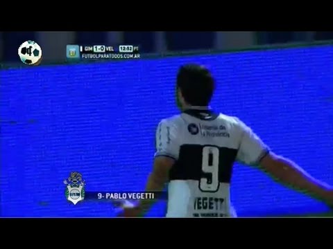 Gol Pablo Vegetti - Gimnasia 1 Vs Vélez Sarsfield 0 - Primera División 2014