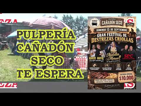 SPOT TV  PULPERIA CAÑADON SECO   DESTREZAS Y BAILANTA DOMINGO 13 DE SEPTIEMBRE 2026