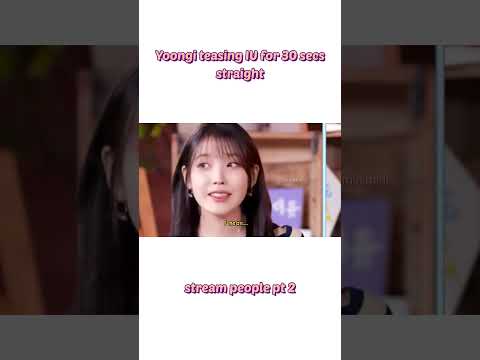 Yoongi and IU being besties pt 2 #bts #btsarmy #yoongi #agustd #suga #iu #iupalette #peoplept2