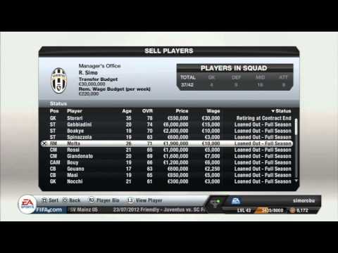 Fifa13 Juventus Manager Career Mode EP1 Lets do this!