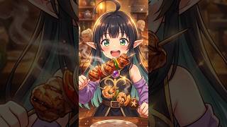【エルフの異世界グルメ紹介】ゴブリンの串焼き【長屋のひよりん/VTuber】#sora #AI #個人vtuber