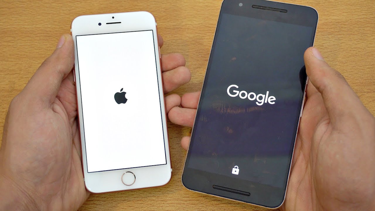 iPhone 7 vs Nexus 6P - Speed Test! (4K)