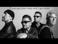 U2 - Every Breaking Wave (Lyrics)