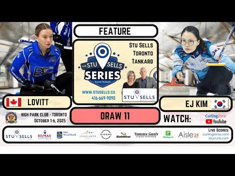 FEATURE: Eunjung Kim vs. Emilie Lovitt - Draw 11 - Stu Sells Toronto Tankard [3]