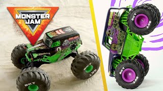 How to Drive the Greatest GRAVE DIGGER RCs &amp; Playsets 💀⚡️ MONSTER JAM Action Toy Video Compilation