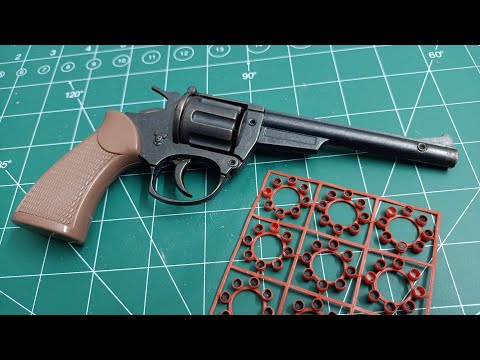 Realistic toy cap gun...metal die cast