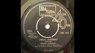 Smokey Robinson &quot;Sweet Harmony&quot; from 1974 on TAMLA MOTOWN #TMG 883
