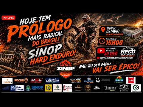 🔴 AO VIVO | SINOP HARD ENDURO 2026 | A CAPITAL DO HARD ENDURO