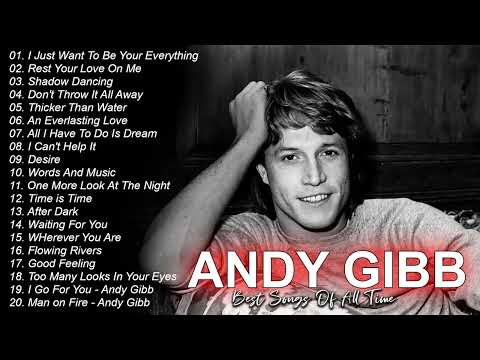 Andy Gibb Greatest Hits Full Album With Lyrics | Best Songs Of Andy Gibb Nonstop Songs Playlist 2022