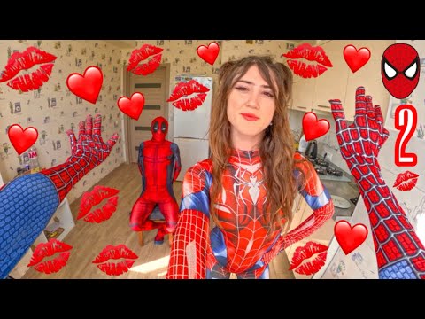 CRAZY GIRL WILL NOT LEAVE SPIDER-MAN ALONE (Love Parkour POV) @jumphistory