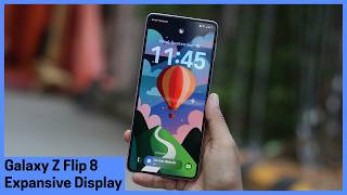 Galaxy Z Flip8: Compact when folded, expansive when opened