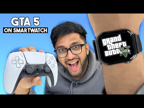 I PLAYED GTA 5 ON SMARTWATCH ! (FIRE BOLTT DREAM WRISTPHONE ANDROID OS)