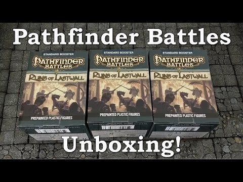 Pathfinder Battles Ruins of Lastwall Miniatures Unboxing