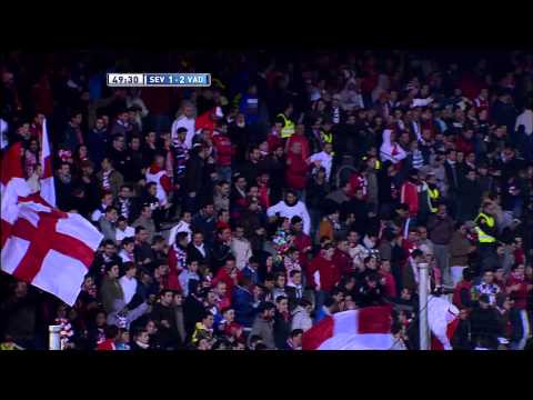 La Liga | Gol de Manucho (1-2) en el Sevilla FC - Real Valladolid  | 03-12-2012 | J14