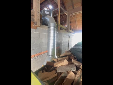 200kW Trocknung - Holz trocknen Scheitholz 40m³ 300W Energieverbrauch