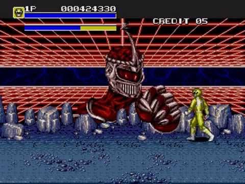 Mighty Morphin Power Rangers: The Movie - Sega Genesis